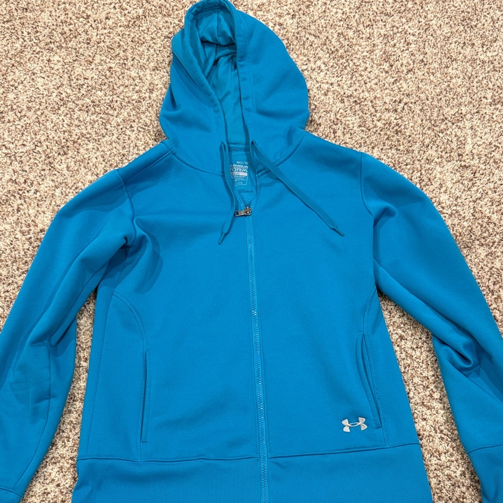 Under Armour Blue Full-Zip Hoodie